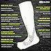 BLITZU Compression Socks 20-30mmHg for Men Women Recovery Running Travel Nursing Large