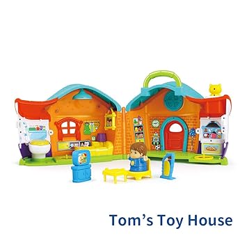 Toyshine Toms Toy House Interactive and Educational Musical Doll House