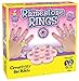 Creativity for Kids Rhinestone Ring Making Kit - Makes 12 Flower and Butterfly Rings