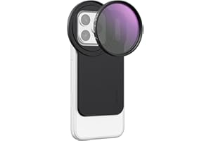 NEEWER 6.9" Magnetic Phone Lens Filter Mount Adapter Backplate Accessories with 67mm Variable Neutral Density Filter (ND 2-32