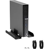 Bedycoon Universal Mini PC Desk Stand for Dell HP Lenovo Adjustable Vertical Desk Stand for Dell OptiPlex MFF 7050 7060 Lenovo ThinkCentre M910Q M700 HP EliteDesk 800 Mini PC Desk Mount Holder