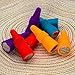 CNYMANY 8 pcs of Wine Stoppers, Reusable Silicone Beverage Bottle Sealer Replacement with Grip Top for Cork to Keep the Wine Fresh - Red, Purple, Orange, Blue
