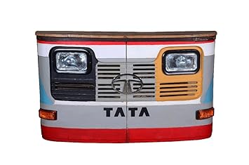 Priti Export Design 3 Piece Big Tata Bar Counter L Tata Bar Cabinet L With Headlight & Indicator Cabinet