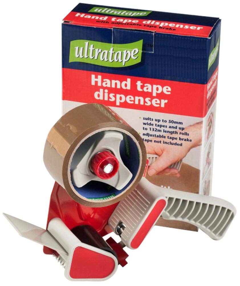 Dispenser 50mm Hand with Brake, Dispenser Type Tape, Product Range Ultratape - 50mm Hand Dispeners, Accessory Type Tape Dispenser, for Use with Tape up to 50mm x 132m, Tape Gun