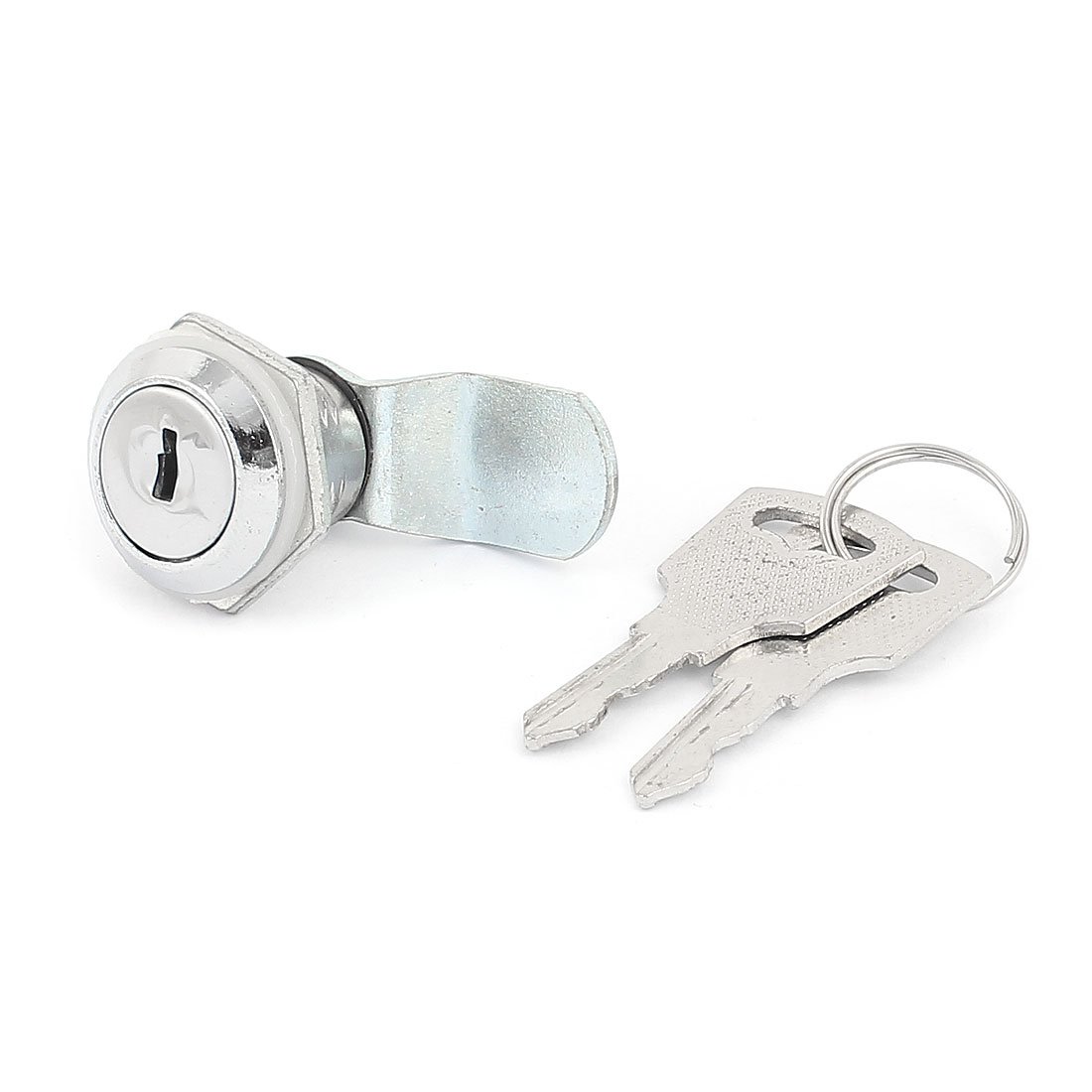 Sourcingmap File Desk Drawer Universal Safe Cylinder Cam Lock Locker Silver Tone