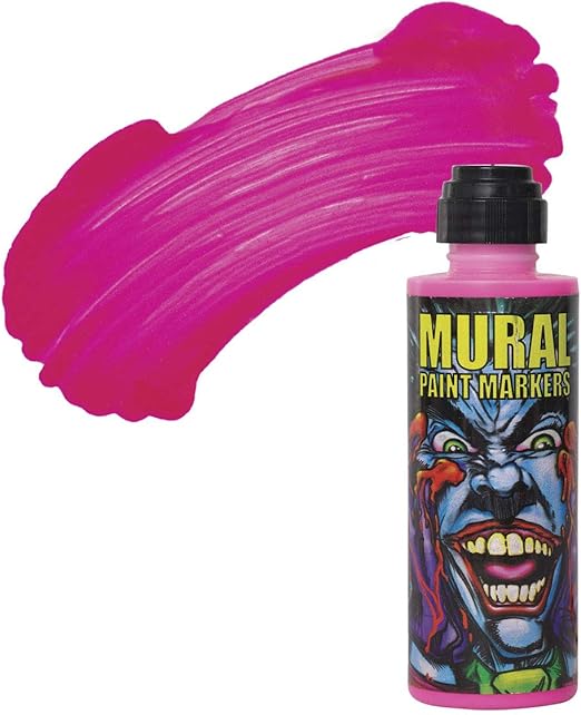 Chroma Acrylic Mural Paint 4 oz. Marker Sizzling Pink