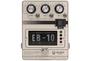 Walrus Audio EB-10 Preamp/EQ/Boost, Cream