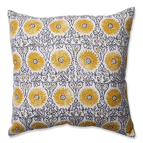 Pillow Perfect Riya Yellow Throw Pillow LAVORIST