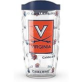 Tervis Virginia Cavaliers - Overtime Made in USA Double Walled Insulated Tumbler Travel Cup Keeps Drinks Cold & Hot, 10oz, Classic