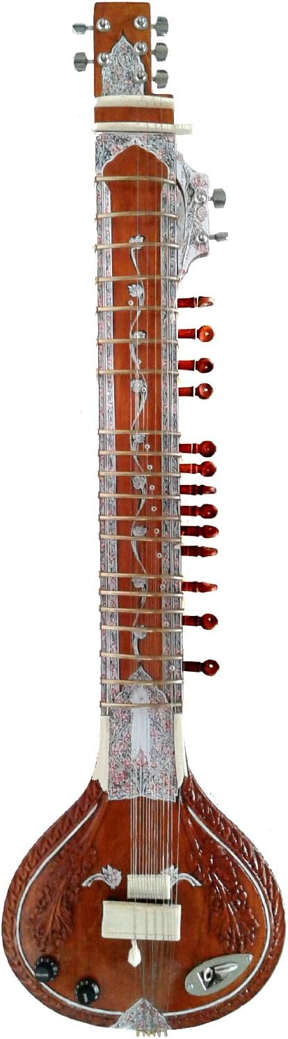 DW Pro-Grade Indian Cedar Sitar Left Hand Semi Acoustic Version w Volume and Tone