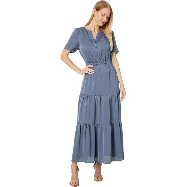 NIC+Zoe Scribble Bouquet Daydream Dress, Pink Multi, XS at Amazon