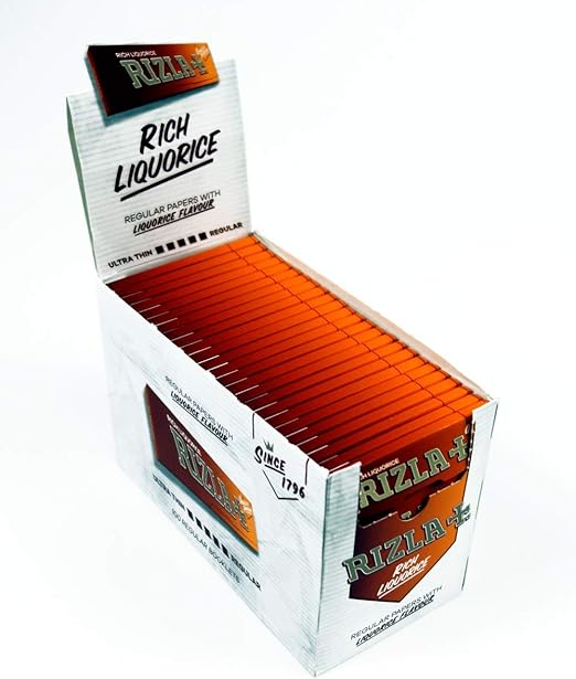 Rizla regaliz cigarrillo papel de liar – 3 Cartillas por Trendz: Amazon.es: Jardín