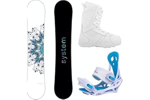 System Flite Snowboard w/Mystic Bindings and Lux Boots Women's Complete Snowboard Package