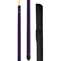 McDermott L1 Lucky Pool Cue - 2-Piece Maple Cue Stick, 58", Black Finish