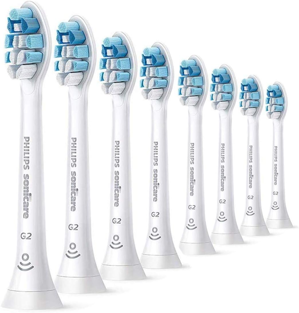 Replacement Toothbrush Heads Compatible with Philips Sonicare G2 Optimal Gum Care HX9034/65 HX9038, works with Sonicare 3 Series gum health Brush Heads, DiamondClean,FlexCare+,HealthyWhite 8 Pack