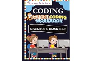 Scratch Coding Workbook - Level 8 of 8 - Black Belt