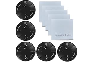 ZarEpsilonyx Cerushield Disk v2.0 098-0445 for Phonak,5 Pcs/40 Hearing Aids Ear Wax Guard Filters Hearing Aid Filters Hearing Aid Wax Guards Hearing Aid Accessories Filters Wax Guards for Phonak