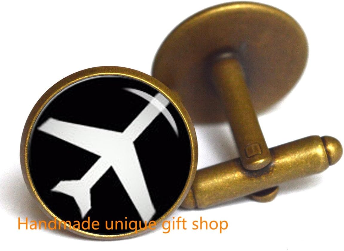Fashion Cufflink, plane Cufflink, Travel Jewellery, Plane
