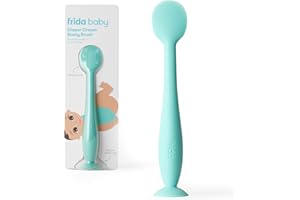Frida Baby Diaper Cream Spatula, 100% Silicone Butt Spatula for Baby, Diaper Cream Applicator for Easy + Clean Use of Butt Paste & Diaper Rash Cream, BPA- Free, Teal