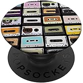 Cassette Mixtapes 1980s 80s Eighties Fun Unique Music PopSockets Adhesive PopGrip