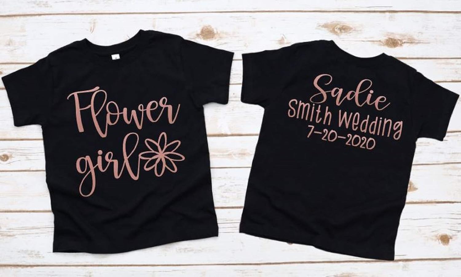 Flower girl t shirt Clearance