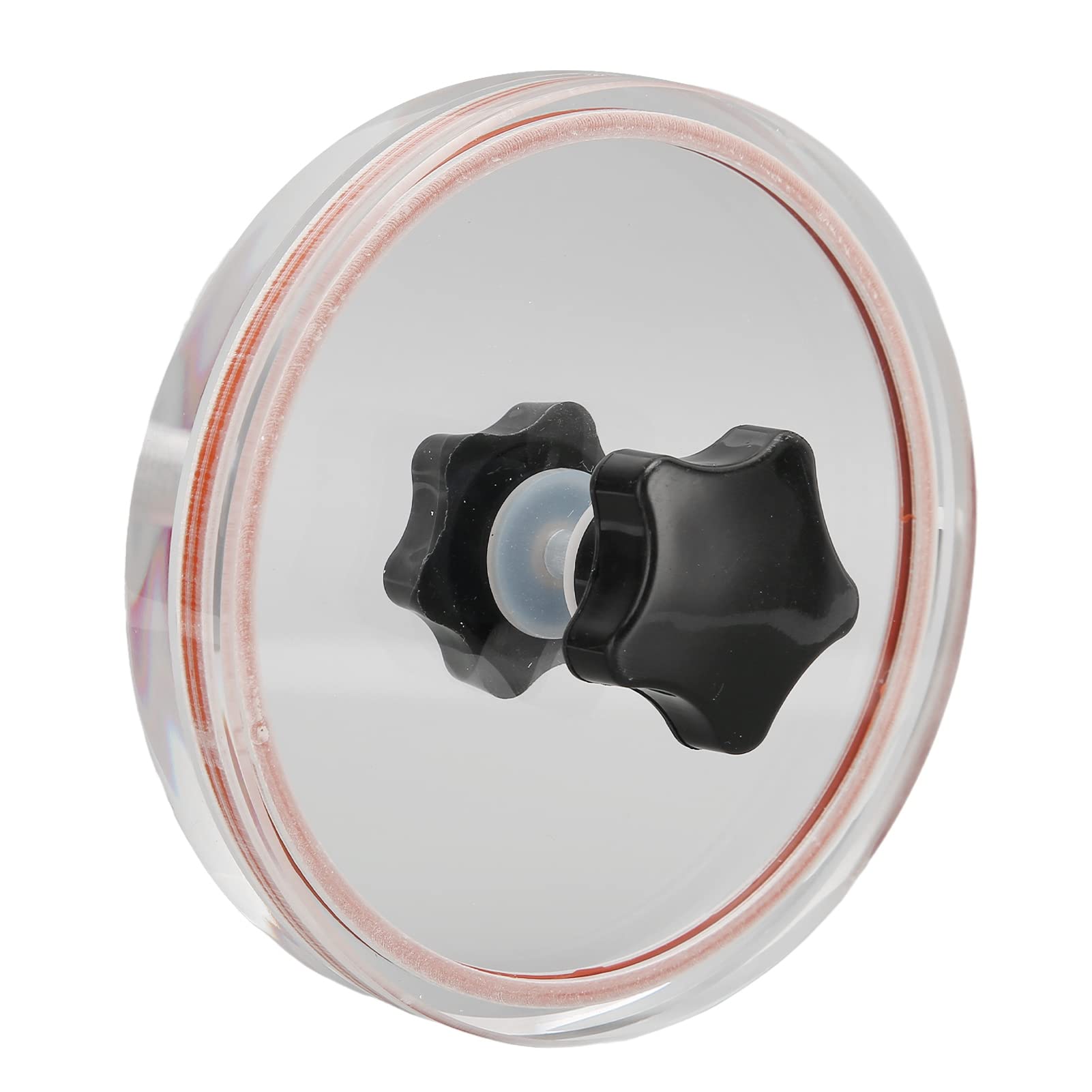 Record Label Saver Waterproof Cleaning Protector with Silicone Ring for Clearer Sound and Longer Stylus Life (Red)