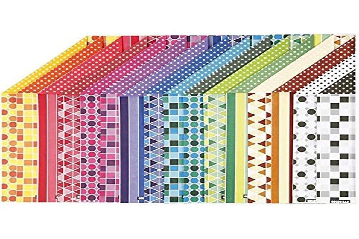 Color Bar Card, A4 21x30 cm, 250 cm, pattern, 16asstd sheets
