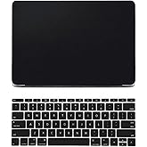 KECC Compatible with MacBook Pro 16 inch Case 2020 2019 Release A2141 Protective Plastic Hard Shell Case + Keyboard Cover, Matte Black