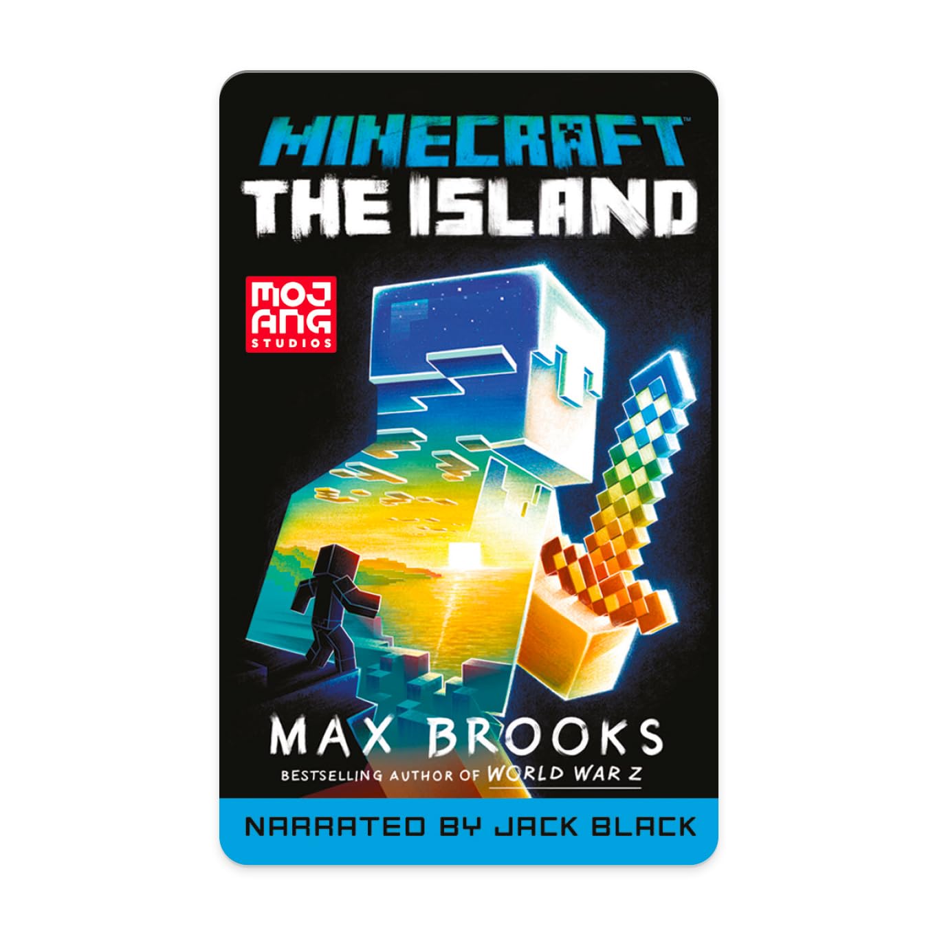 Yoto Minecraft: The Island - Kids Audio Card for Use with Player & Mini All–in–1 Audio Player, Educational & Screen–Free Listening with Fun Playtime, Bedtime & Travel Stories, Ages 8+