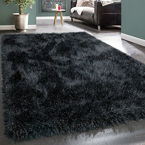 Amazon De Paco Home Moderner Wohnzimmer Shaggy Hochflor Teppich