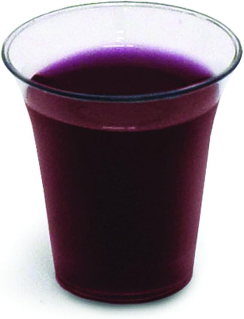 Communion-Plastic Disposable Cup (Clear)-Bx/1000 (1000 Pack)
