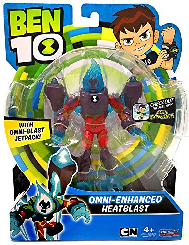 Ben 10 Omni_Enhanced Heat Blast With Omni-Blast Jetpack Action Figure