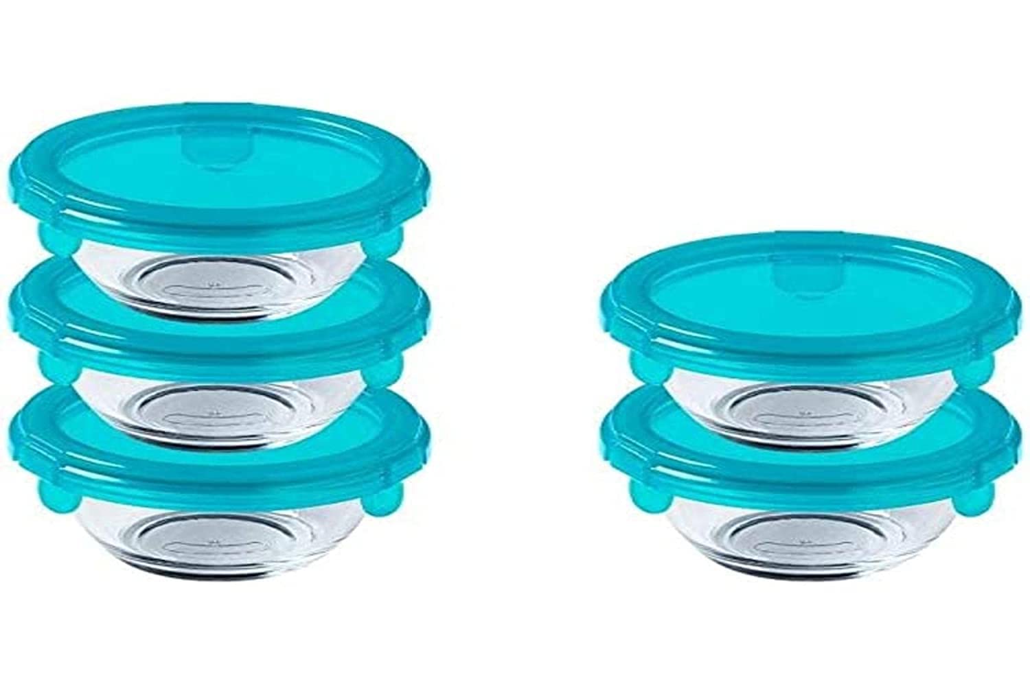 Pyrex Food Container, Borosilicate Glass, Transparent, 35 ml