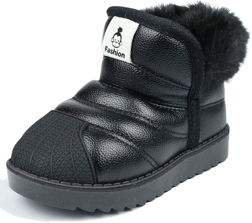 Amazon Com Muyguay Toddler Winter Snow Boots Boys Girls Warm Faux Fur Shoes For Baby Toddler Little Kid Boots