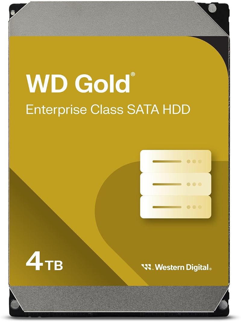 Western Digital WD Gold 4TB Enterprise Hard Drive HDD