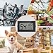 Innoo Tech Mini Thermometer Hygrometer Indoor Digital Electronic Reptile Temperature Humidity Gauge Monitor Meters Gauge for Humidors, Greenhouse, Garden, Cellar, Fridge, Closet, 4-Pack