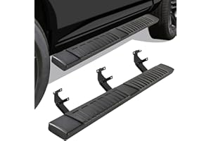 TNMT 6.5" Running Boards for Ford F150 2015-2024 Super Cab, Side Steps for Truck, Black Aluminum Alloy Nerf Bars, Pair Running Boards for 2017-2024 Ford F250 F350 F450 F550