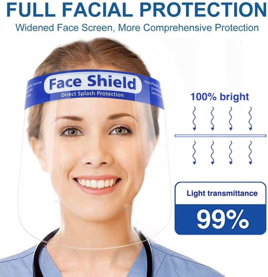 KKPOT Face Cover 2 Pack, Anti Splash and Saliva Spread Safety Cover - - 