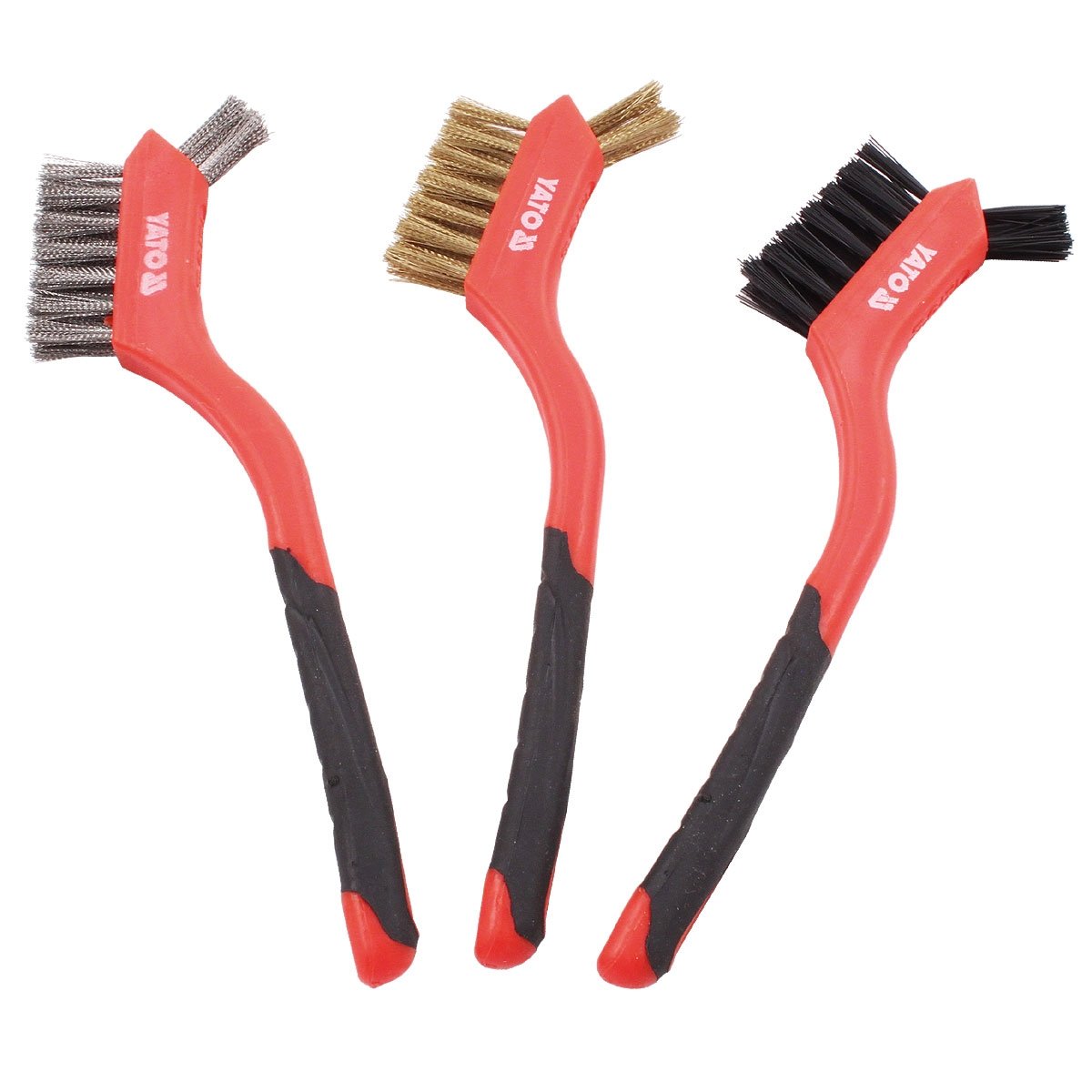 Yato YT-6351 – Wire Brush Set 3 Pieces Rows 3 x 7 L = 180 mm