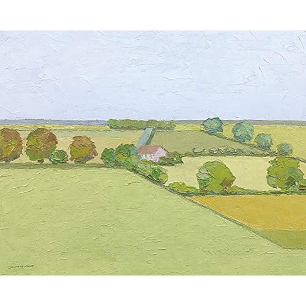 Jane Hewlett (Norfolk Fields) Canvas Print