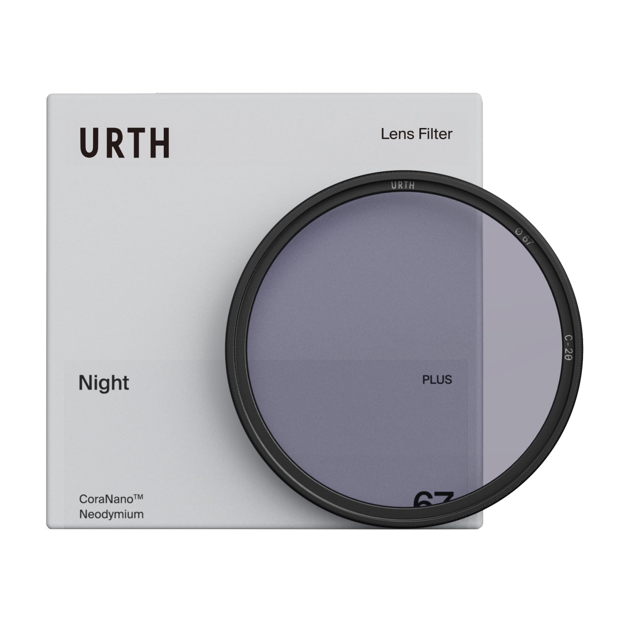 Urth 95mm Neutral Night Lens Filter (Plus+) — 20-Layer Nano-Coated Neodymium Light Pollution Reduction for Advanced Night Sky & Star Clarity