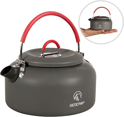 REDCAMP 0.8L Folding Camping Kettle with Bag Lightweight 0.8L