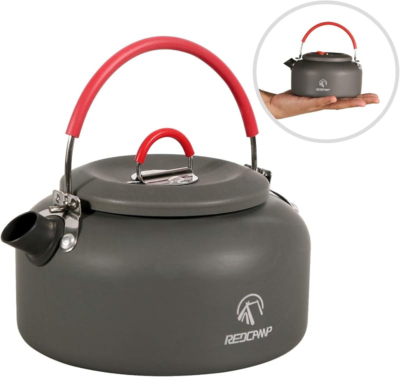 REDCAMP 0.8L Folding Camping Kettle with Bag Lightweight 0.8L