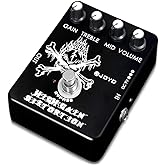JOYO High Gain Distortion Pedal from AC/DC Crunch to Heavy Metal with Full Range EQ for Electric Guitar Effect - Bypass (JF-0