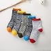 Bobo 5 Pack kids Boys Fashion Cotton and Soft Cute Breathable Socks size2-4years