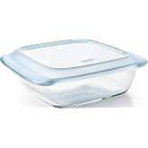 OXO Good Grips Freezer-to-Oven Safe 8 x 8-Inch Glass Baking Dish with Lid