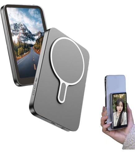 Moniteur de Selfie magnétique, écran tactile pour téléphone portable iOS Android, moniteur en temps réel, outil auxiliaire de flux en direct Vlog / Accessoires de photographie pour téléphones portables