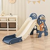 4 in 1 Toddler Slide,Baby Slide,Slide for Toddlers 1-3,Foldable Slide,Plastic Slide,Toddler Slides Indoor and Outdoor,Toddler