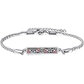NIFUNAO Sun and Moon/Ladybug/Butterfly Bracelet for Women Sterling Silver Love Friendship Bracelet Bracelets for Women Mother Mom Wife