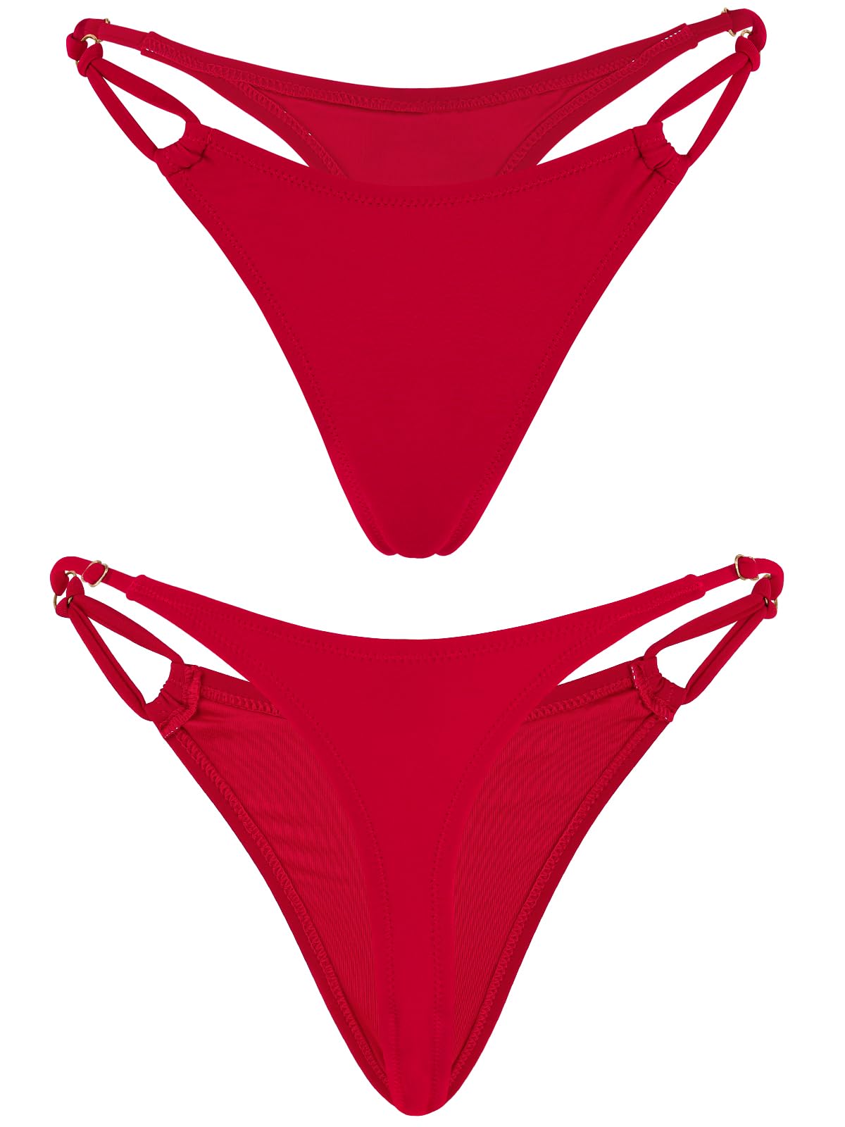 Photo 1 of ***ONLY ONE ***Ocean Blues Women's Red Thong Bikini Bottom Size Small